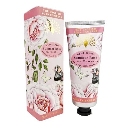 The English Soap Company Summer Rose Hand Cream 75ml 