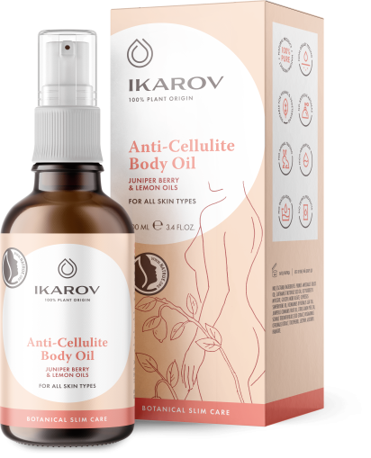 Ikarov Anti-Cellulite Body Oil with Juniper Berry & Lemon Oils 100ml