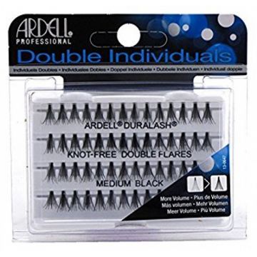 Ardell Duralash Double Individuals Knot-Free Medium Black False Lashes 