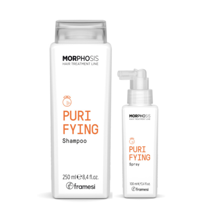 Сет против пърхот Framesi Morphosis Purifying Set Shampoo + Spray