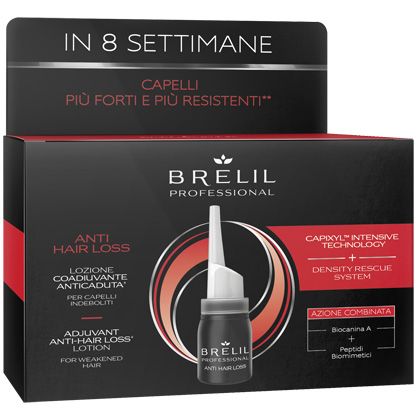 Ампули против косопад Brelil Biotreatment Anti Hair Loss Lotion - Ampoule in care against hair loss 10x6ml