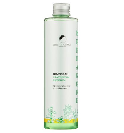 Biopharma Herbagene Shampoo Against Hair Loss, Greasy Roots and Dry Ends 250ml