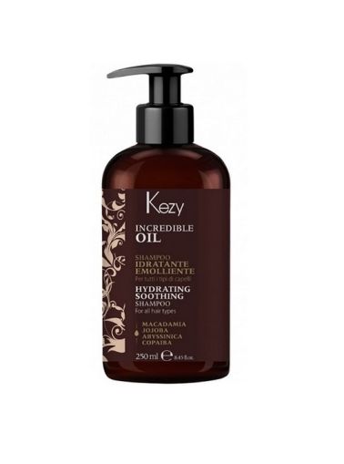 Овлажняващ и изглаждащ шампоан за всички типове коса Kezy Incredible Oil Hydrating Soothing Shampoo 