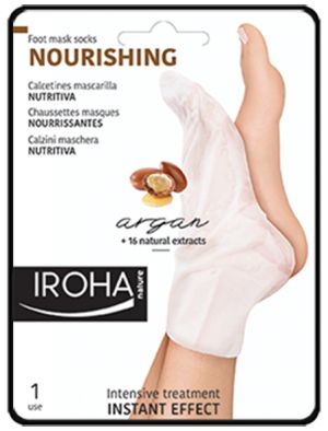 IROHA Intensive detoxifying TISSUE mask with active charcoal and hyaluronic acid