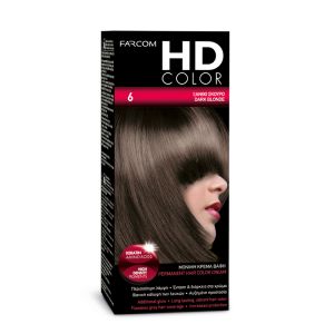 FARCOM HD Permanent Hair Color 120ml 6