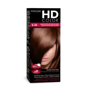 FARCOM HD Permanent Hair Color 120ml 6.34