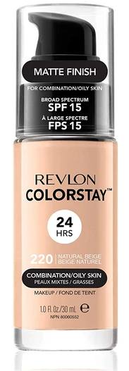 Фон дьо тен за комбинирана до мазна кожа Revlon Colorstay Foundation for Combination/Oily Skin SPF 15 30ml 220 Natural Beige