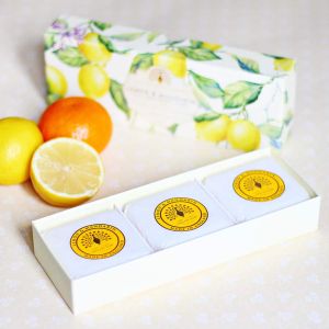 The English Soap Company Lemon & Mandarine Soap 3x100g