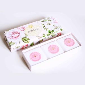  The English Soap Company Summer Rose Soap 3x100g