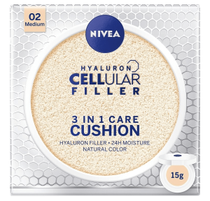 Nivea Hyaluron Cellular Filler 3 in 1 Care Cushion 15g (VARIOUS SHADES)