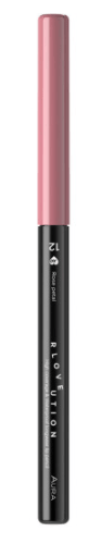Дълготраен водоустойчив молив за устни Aura Rloveution High Coverage & Waterproof Longwear Lip Pencil 12 Rose Petal