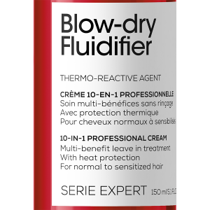 Мултифункционален термозащитен крем за изсушаване Loreal Professionnel Serie Expert Blow-dry Fluidfier 10 in 1 Hair Cream 150ml
