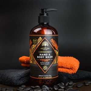 The English Soap Company Invigorating Sandalwood & Amber Hand & Body Wash 500ml 
