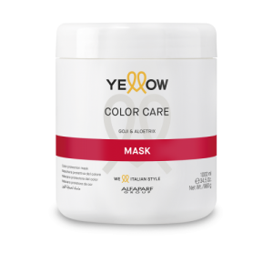 Подхранваща маска за боядисана коса с годжи бери YELLOW Color Care Mask 1000ML