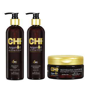 CHI Argan Oil Set Shampoo + Conditioner + Мask