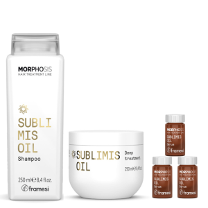 Комплект за суха и дехидратирана коса Framesi Morphosis Sublimis Oil Set 5pcs
