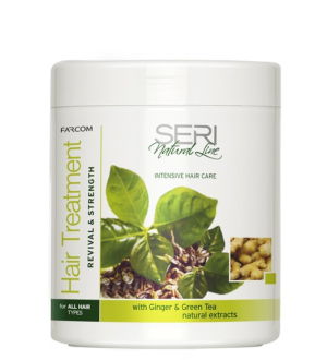 Seri Natural Line Intense Revival & Strength Intensive Care for All Hair Types 1000ml 