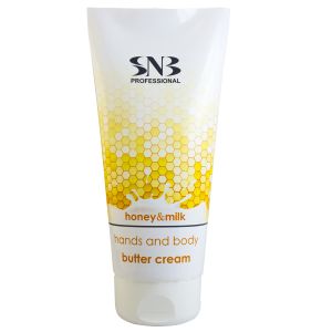 Бутер крем за ръце и тяло SNB Milk & Honey  Hands & Body Butter Cream 200ml