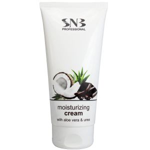 Овлажняващ крем за ръце, крака и тяло с аромат на кокос и шоколад SNB Moisturizing Cream with Aloe Vera & Urea 200ml