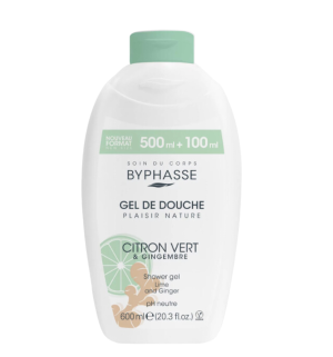 Душ крем за тяло Byphasse Shower Cream Lime & Ginger 600ml