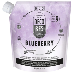 Обезцветяващ прах с матиращ ефкт BES  (7 НИВА) DECOBES Blueberry Dust Free Powder 500g