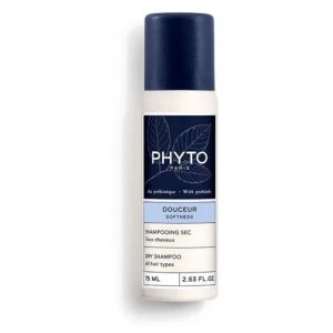 Сух шампоан за ежедневна употреба Phyto Softness Dry Shampoo 75ml