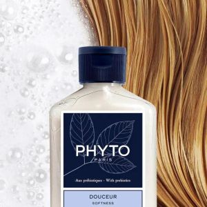 Омекотяващ и балансиращ шампоан за ежедневна употреба за всеки тип коса Phyto Softness Shampoo 250ml