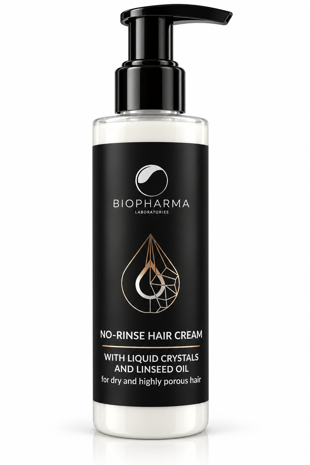 Крем за коса с течни кристали и ленено семе Biopharma Bio Oil Hair Cream 150ml