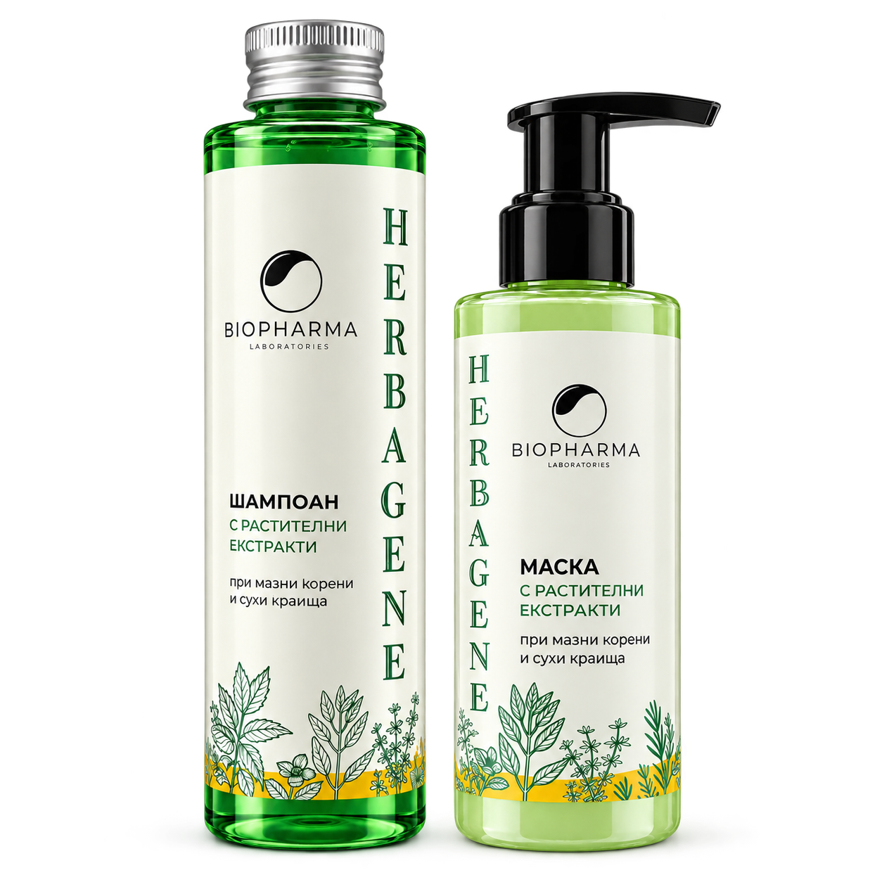 Herbagene - Против пърхот, косопад, мазни корени