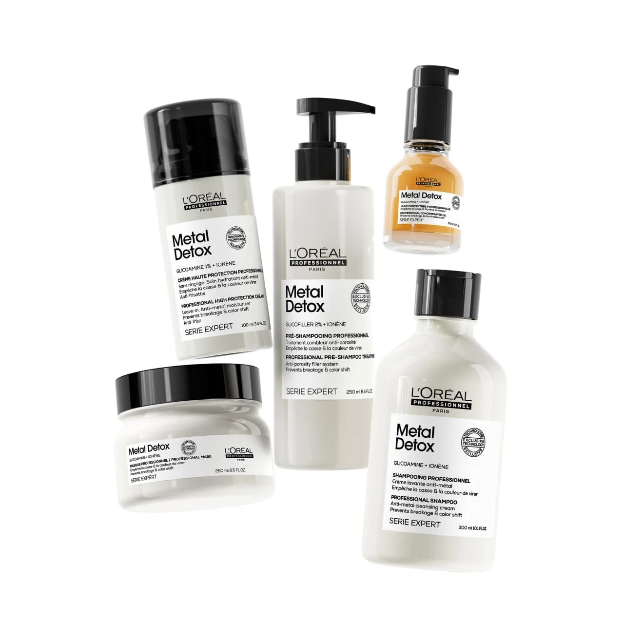 METAL DETOX - Removes metals from the hair fibre