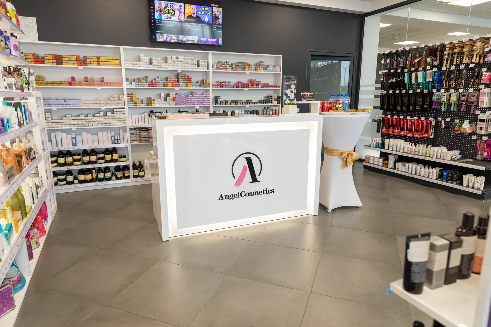 Касата на магазина Angel Cosmetics в Пловдив