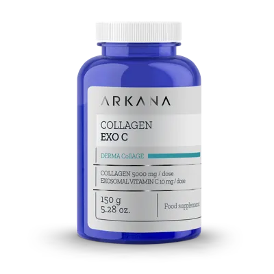 Веган колаген на прах с екзозоми и витамин C Arkana Collagen EXO C 150 g
