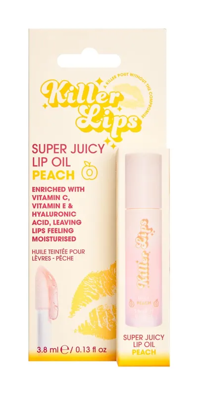 Масло за устни с праскова Killer Lips Lip Oil Peach 3,8ml