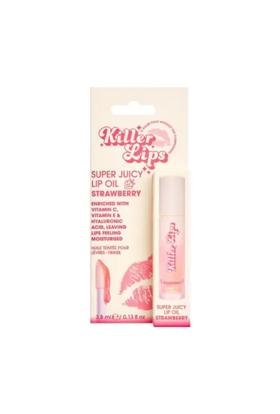 Масло за устни с ягода Killer Lips Lip Oil Strawberry 3,8ml