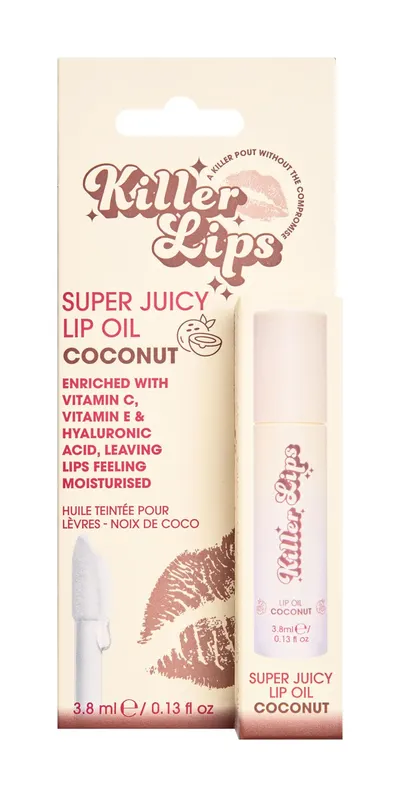 Масло за устни с кокос Killer Lips Lip Oil Coconut 3,8ml