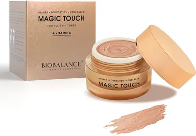 Основа, фон дьо тен и коректор 3 в 1 Biobalance Magic Touch Medium 30 мл