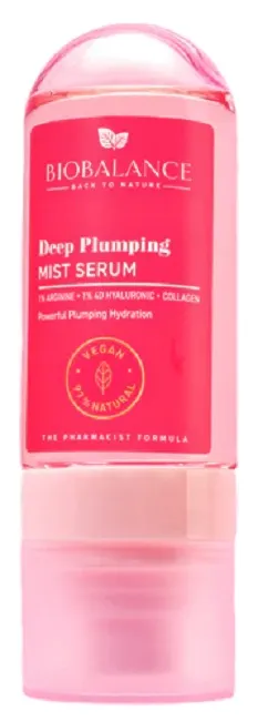 Серум-мист за лице с веган колаген Biobalance Deep Plumping 80 мл