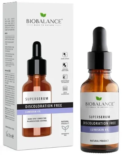 Серум за контрол на пигментацията с Lumiskin 4% Biobalance Super Serum 30 мл