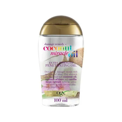 Кокосово масло за коса OGX Coconut Miracle Oil Extra Penetrating Oil 100 мл