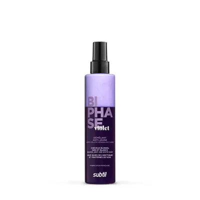 Двуфазен спрей против жълти оттенъци за руса коса Blond – Subtil Biphase 200 ml