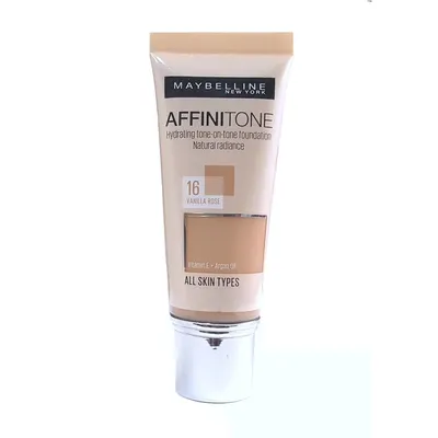 Хидратиращ фон дьо тен за всеки тип кожа Maybelline Affinitone Foundation 30ml (РАЗЛИЧНИ НЮАНСИ)