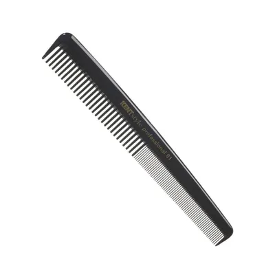 Kent Cutting Comb 184mm Shallow Teeth Thick / Fine Hair