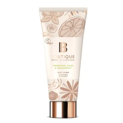 Скраб за тяло Мандарина, Босилек и Грейпфрут Boutique Mandarin, Basil & Grapefruit Body Scrub 225gr