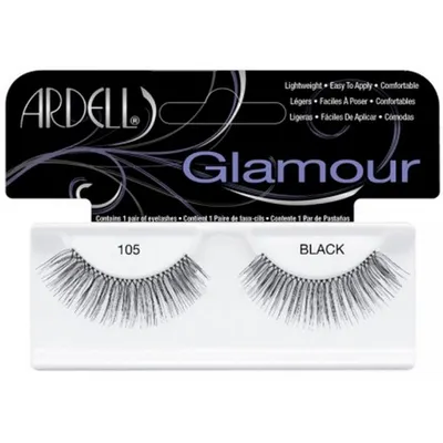 Изкуствени мигли Ardell Glamour 105 Black False Lashes