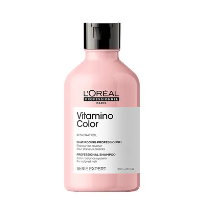 Шампоан за запазване на цвета и блясъка на боядисана коса Loreal Professionnel Serie Expert Vitamino Color Resveratrol Shampoo 300ml