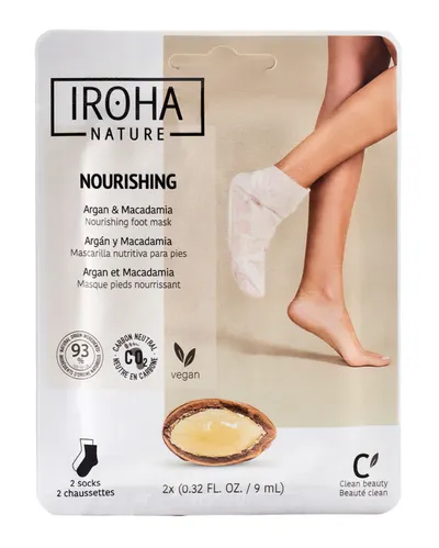 Iroha Nourishing Socks Mask for Feet with Argan 18ml