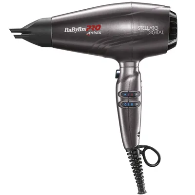 Ултра лек и мощен сешоар BabyLiss Pro Artists Stellato Digital Hair Dryer 2400W BAB7500IE