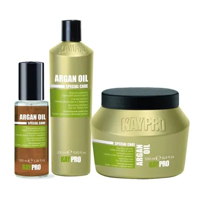 Подхранващ сет с арганово масло от 3 части KAYPRO Argan Oil Set