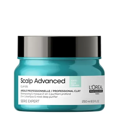 Loreal Professionnel Serie Expert Scalp Advanced Anti-Oiliness 2-In-1 Deep Purifier Clay 250ml