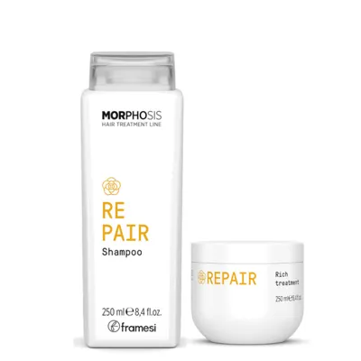 Сет за увредена коса Framesi Morphosis Repair Set 2pcs Shampoo + Mask